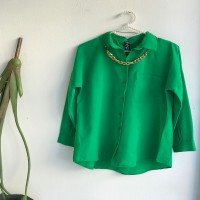 گردنبند زنجیره ای تی بی ال پیراهن سایز بزرگ - سبز اردکی