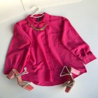 گردنبند زنجیری تی بی ال پیراهن سایز بزرگ - فوشیا