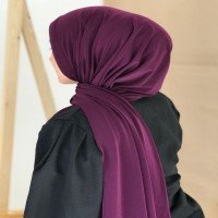 شال عملی HEB - بنفش بادمجانی