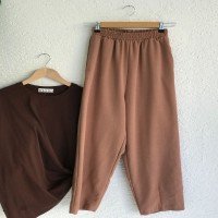 ADS Straight Shalwar Trousers - Camel