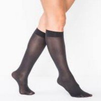 Chaussettes PNT Super Thin Knee High Ten - 500 - Noir