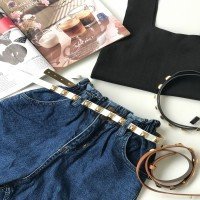 Ceinture Agrafe FR - Blanc