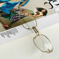 Lunettes transparentes HB Hollywood - Or