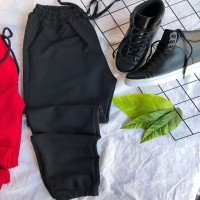Pantalon Élastique Deux Fils - Noir