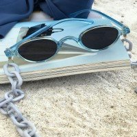 ŞT Mini Lunettes Unisexe - Bleu