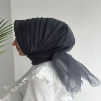 Turban en tulle BH Ready Made Hayal Antrasit