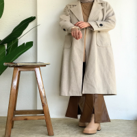 Manteau cachet à col croisé ES - Taş