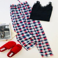 Bas de pyjama BG Bear - Rouge