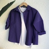 Chemise à manches chauve-souris BD Classic - Violet