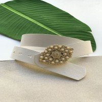 Ceinture Stone Diamond - Blanc