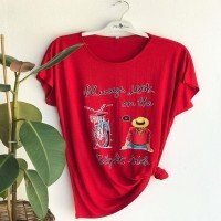 T-shirt BR Always Look - Rouge