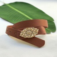 Ceinture Stone Diamond - Tan