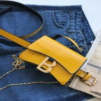 Sac banane et bandoulière - Jaune