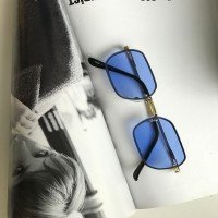 Lunettes Rectangulaires HB Vintage - Bleu