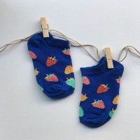 Chaussettes motif fraise KRL