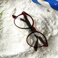 Lunettes US Enox Drop Bone - Marron