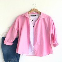 Chemise à manches chauve-souris BD Classic - Rose