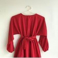 Robe Tricoton Maulana Ellipse - Rouge