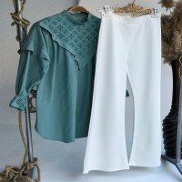 Pantalon Crêpe Espagnol - Blanc