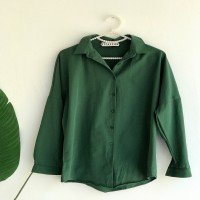 Chemise à manches chauve-souris BD Classic - Vert foncé