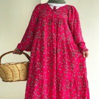 Robe Viscon Imprimée PL Spring - Fuchsia