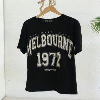 T-shirt Shhn Victoria State - Noir