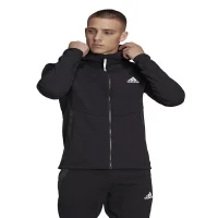 Черная мужская куртка на молнии adidas HE5030 PRE MOTHER FZHD