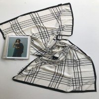 Шаль MD Square Zigzag Pattern - Белый
