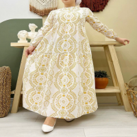 PLN Authentic Pattern Patterned Dress - Оранжевый